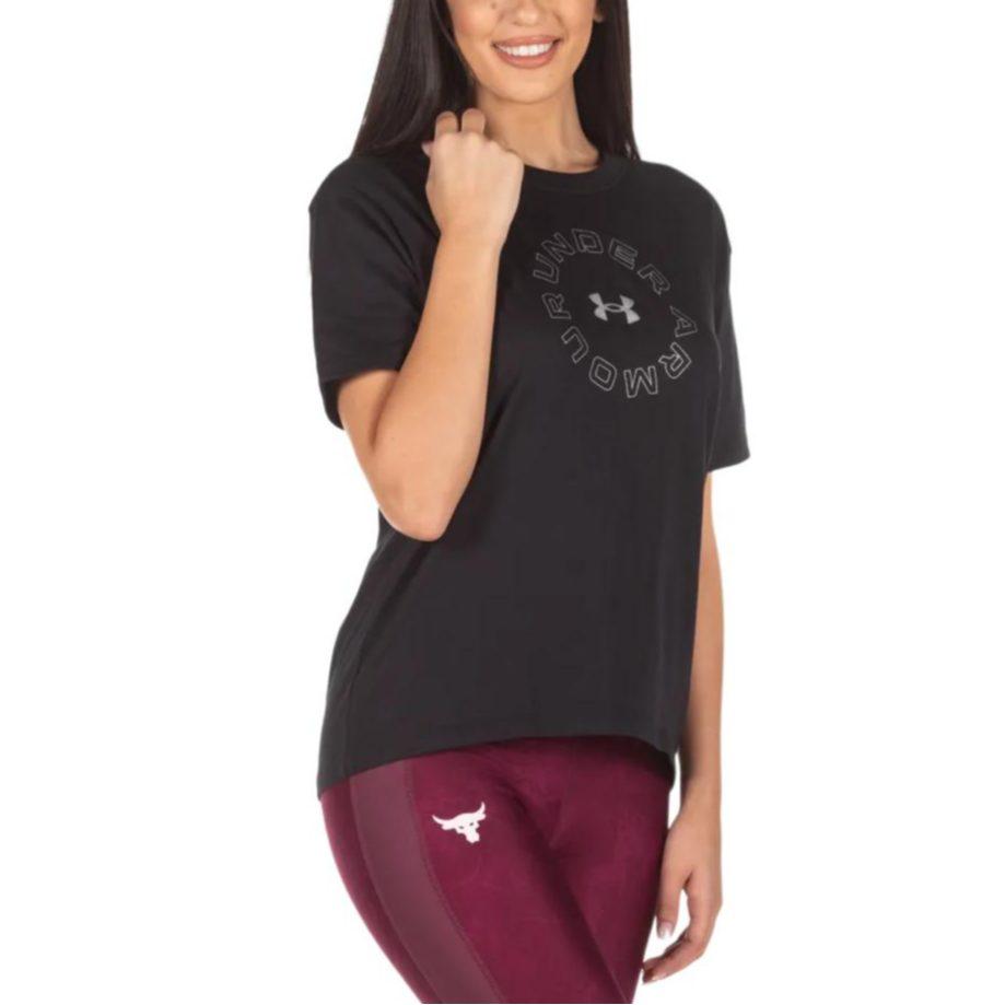 Under Armour Wordmark T Shirt Women's Black 1358657-001