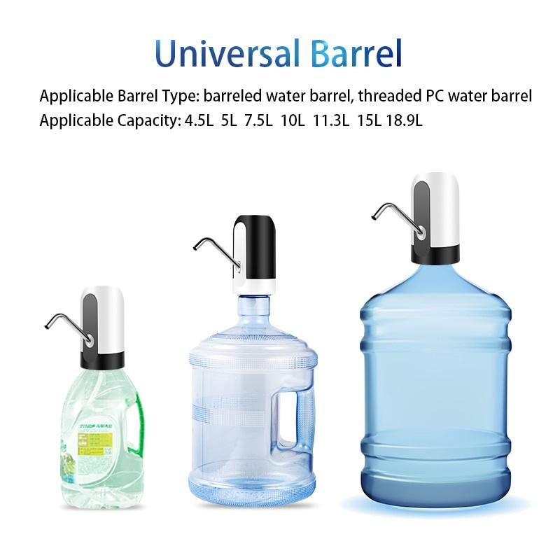 Насос для бутылки с водой, зарядка через USB, автоматический электрический насос для подачи воды, водяной насос для бутылки, авто