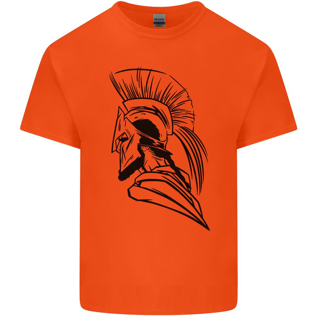 Spartan Helmet Training Bodybuilding MMA Unisexs Light Cotton TShirt