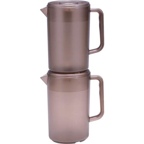 Shinki Synthetic Бутылка для холодной воды Dragonfly, Для коммерческого использования, Штабелируемая, 0,6 галлона (2,2 л), Прозрачный, Кувшин для воды, Профессиональный, Кувшин для воды, Ширина 5.3