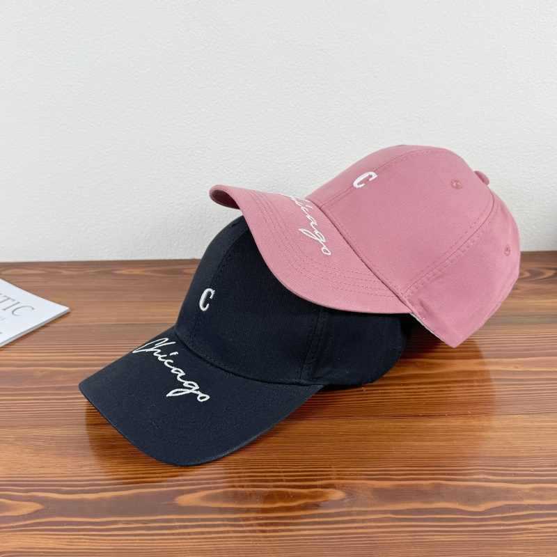 Fashion Hat new spring baseball cap embroidered letters Korean version ins men's and women's fashion trend casual sports curved brim cap