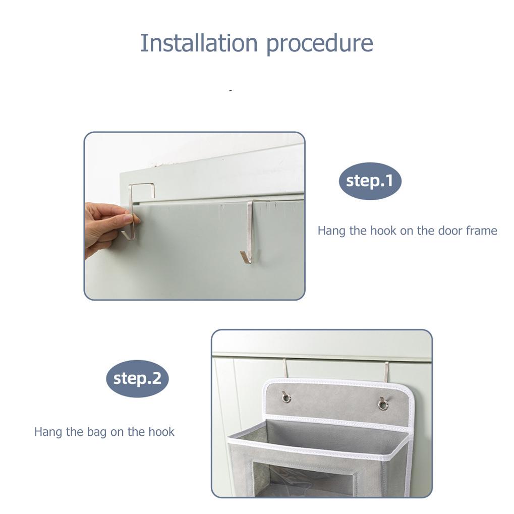 Storage Hanging Bag Behind the Door Storage Cell Phone Storage Bag Hanging Underwear Storage Bag