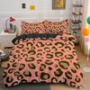 Leopard Print King Queen Duvet Cover Brown Cheetah Skin Pattern Bedding Set For Teens Girl Women Leopard 2/3pcs Soft Quilt Cover
