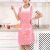 1 шт. фартук, корейский модный двухслойный водонепроницаемый и маслостойкий фартук, кухонный кулинарный поясной, милый принцессный фартук для дома