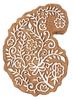 IBA Indianbeautifulart Textile Printing Block Paisley Motif Hand Carved Wooden Stamp Wood Block Printing Textile Stamps For Fabric Pottery Blocks-3