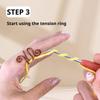 Швейные принадлежности Регулируемое кольцо для пальца для вязания крючком Вязальное кольцо Вязание крючком Любители вязания крючком