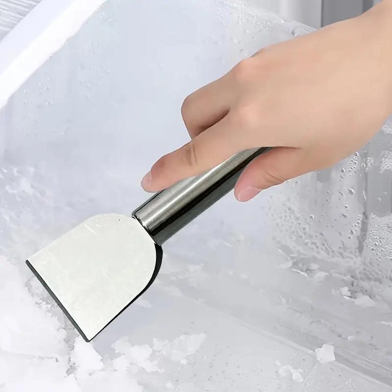 Скребок для чистки из нержавеющей стали - многоцелевой металлический шпатель для кухни, ванной комнаты, дома - не требует электричества, прочный