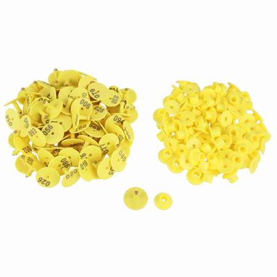 100 шт./набор Овца Коза Свинья Свинья Крупный рогатый скот Говядина Корова Животноводство Бирка с номером на ухо Сельскохозяйственное животное Надпись