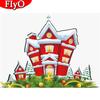 Diamond Painting House 5D DIY Diamond Embroidery Christmas Mosaic Landscape Picture Of Rhinestone Decor For Home