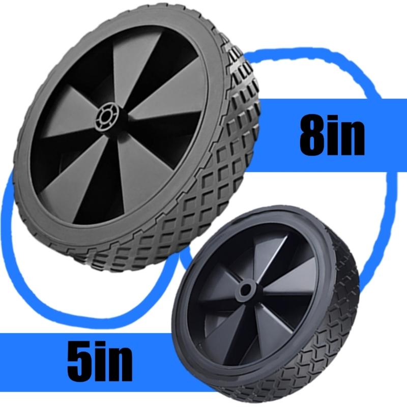 2 шт. Запасные колеса, подходящие для складных тележек для кемпинга, установка без инструментов, долговечность, резиновые шины, легкая сборка