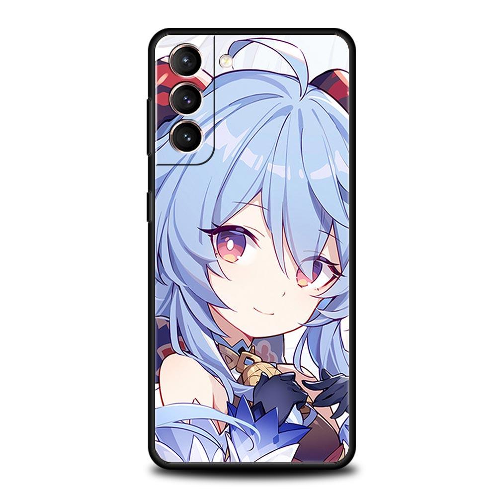Чехол для игрового телефона Genshin Impact для Samsung Galaxy S23 Ultra S22 S21 S20 FE 5G S10 S10E S9 S8 Plus Note 20 силиконовый чехол-бампер