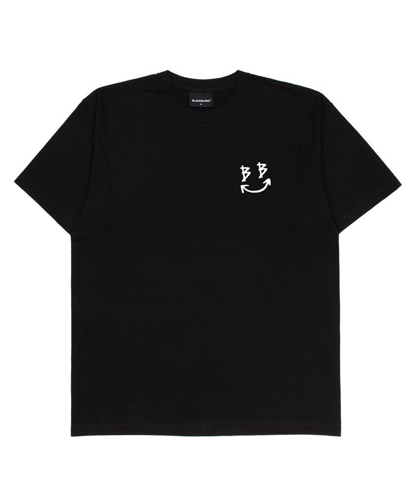 BLACKBLOND Vividi Classic Smile Logo T-Shirt (Black)
