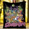 Scoobydoo Theme Printed Blanket Perfect For Couch Bed Travel Outdoor Use Machine Washable Cozy Durable