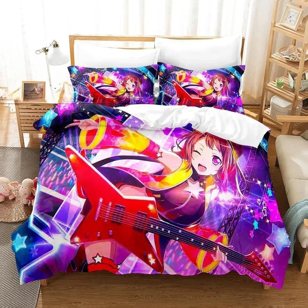 3D-печать BanG Dream! Girls Band Party! Комплект постельного белья Односпальный Twin Full Queen King Размерный Комплект для кровати Взрослый Детская Спальня Пододеяльник Комплекты Инструмент