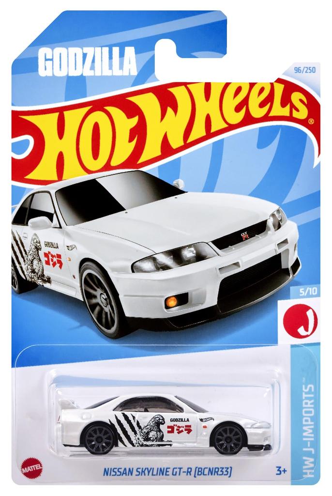 Hot Wheels Basic Car Nissan Skyline 2000-х годов и HXP94 GT-R (BCNR33) [Мини-автомобиль] [3 вверх]