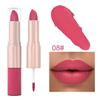 12-color Matte Velvet Lip Gloss Waterproof and Long-lasting Liquid Lipstick Non-stick To Cups Lip Color Pigment Cosmetic Lipstick and Lip Gloss In One