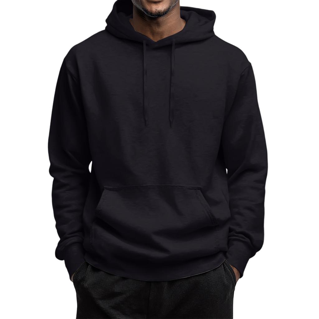Men's Fleece Hoodie Casual Long Sleeve 1/4 Zipper Pullover Sweatshirts