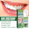 EELHOE Teeth Whitening Mousse Toothpaste Dental Bleaching Deep Cleaning Removes Stains Dentistry Tool Fresh Breath Oral Hygiene Product 60ml