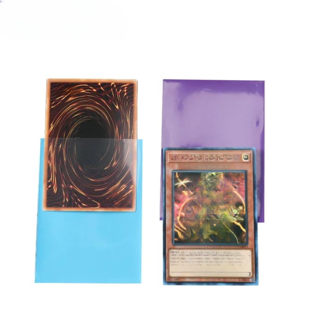 100/50PCS 66x91mm Matte Colorful Standard Size Card Cover PTCG Trading Cards Protector Tarot Shield Board Games Magical Cover