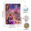Full Round Diamond Painting Beautiful Princess Art Rhinestone Picture Mosaic DIY 5D Cross Stitch Embroidery Home Decoration