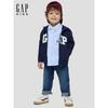Gap Для мальчиков и девочек 2025 Осень и Зима Новая Флисовая Толстовка с Капюшоном и Логотипом Куртка Детская Одежда Американская Версия 723271