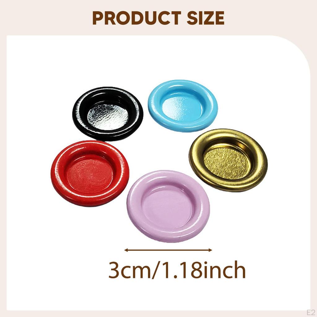 50 Pieces Burner Trays Holder Plates Metal for Bedroom