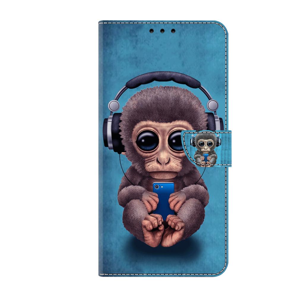 Чехол для телефона Samsung Galaxy A55 A35 A34 A33 A32 A31 A16 3D Милый Расписной Магнитный Кожаный Флип-держатель Кошелек Чехлы для Мобильного Телефона