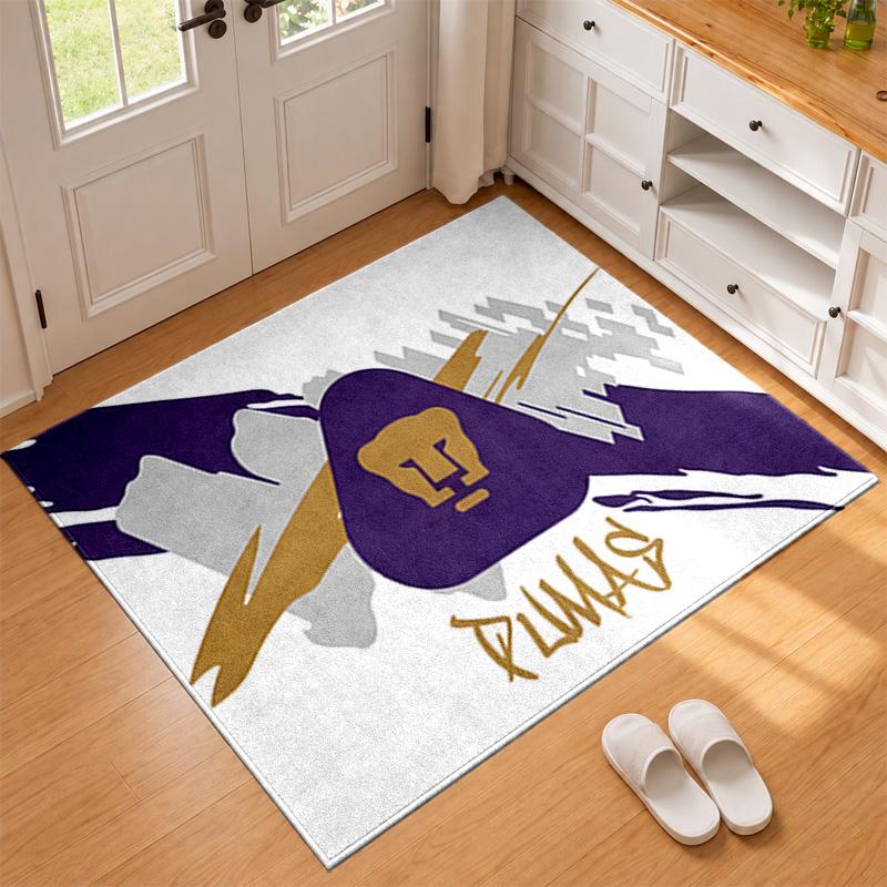 Club universidad nacional pumas Carpet Door Mat for Living Room or Bedroom Protective Mat Under Chair Office Decoration Christmas Gift Birthday Presen
