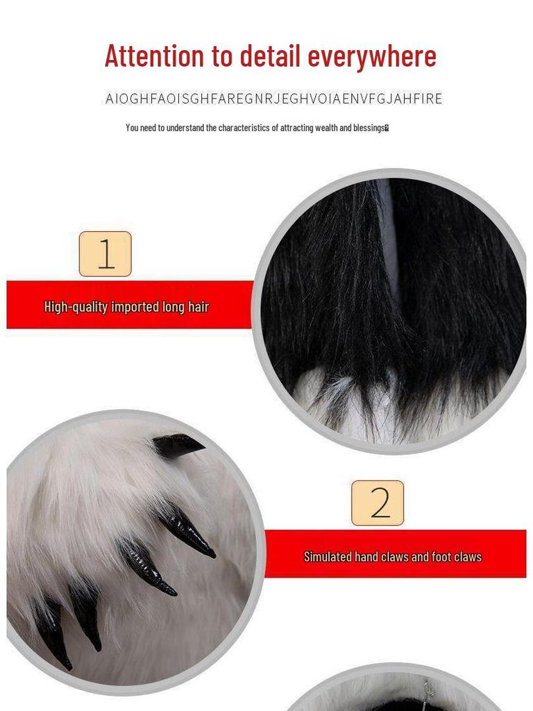 Inflatable Panda & Polar Bear Mascot Costume for Adults - Cartoon Puppet Outfit for Performances & Events