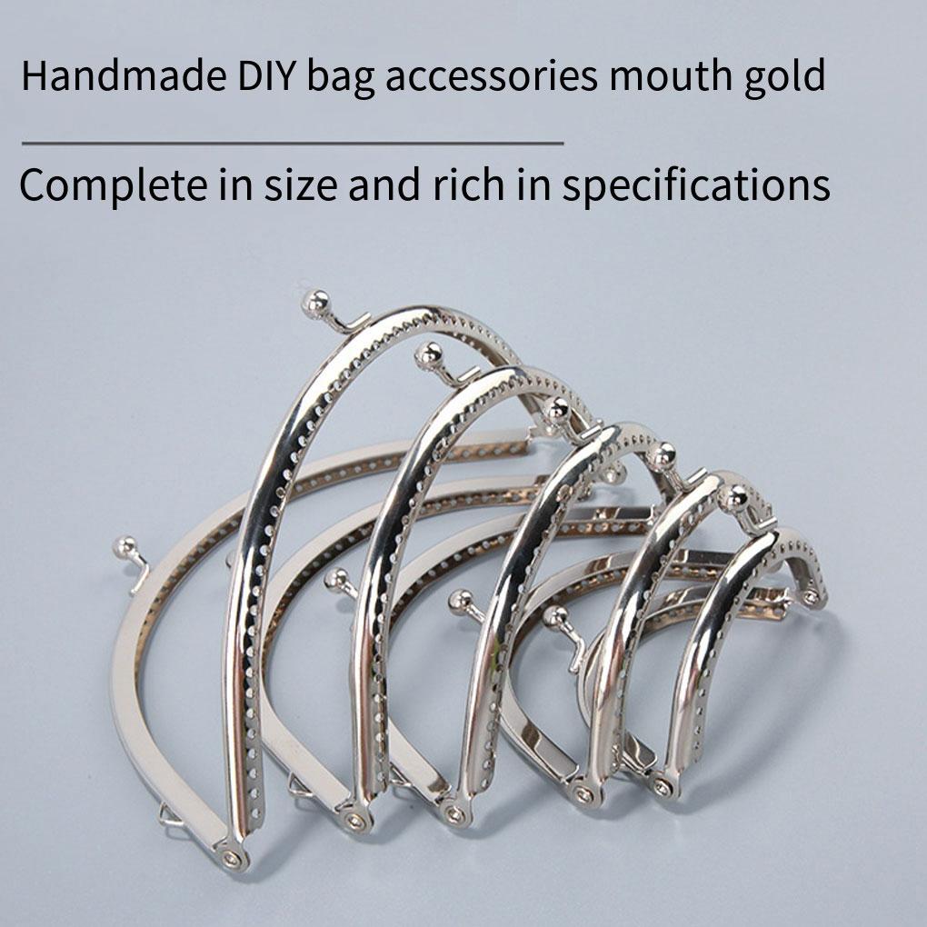 Изысканные узоры из 2 предметов, металлическая рамка для кошелька, застежка-поцелуй, замок, легко крепкий и долговечный, широко используемый