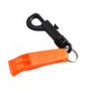 2pcs Emergency Whistle Safety Survival Whistle Signaling Whistle with Hook for Outdoor Camping