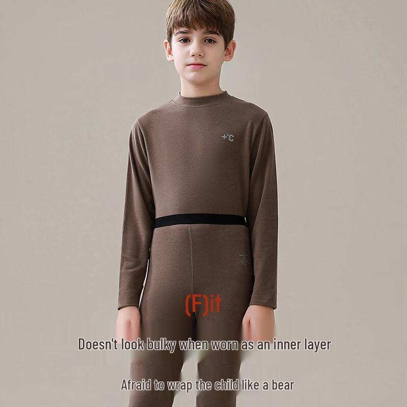 Unisex Kids Acrylic Blend Thermal Underwear Set
