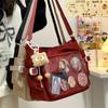 Прозрачная сумка Itabag большой вместимости в японском стиле Лолита Модная холщовая сумка-тоут для студента