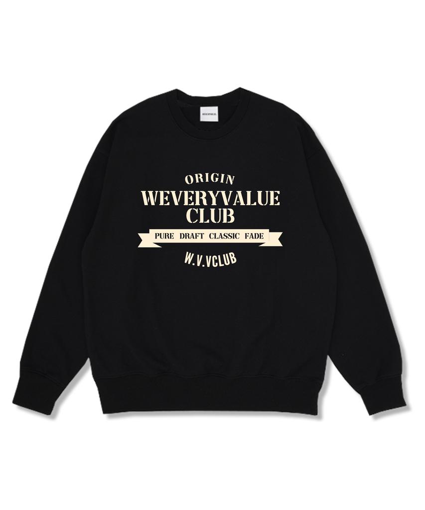 Wibelibellyu Pure Club Свободная Премиальная Двусторонняя Толстовка Черная