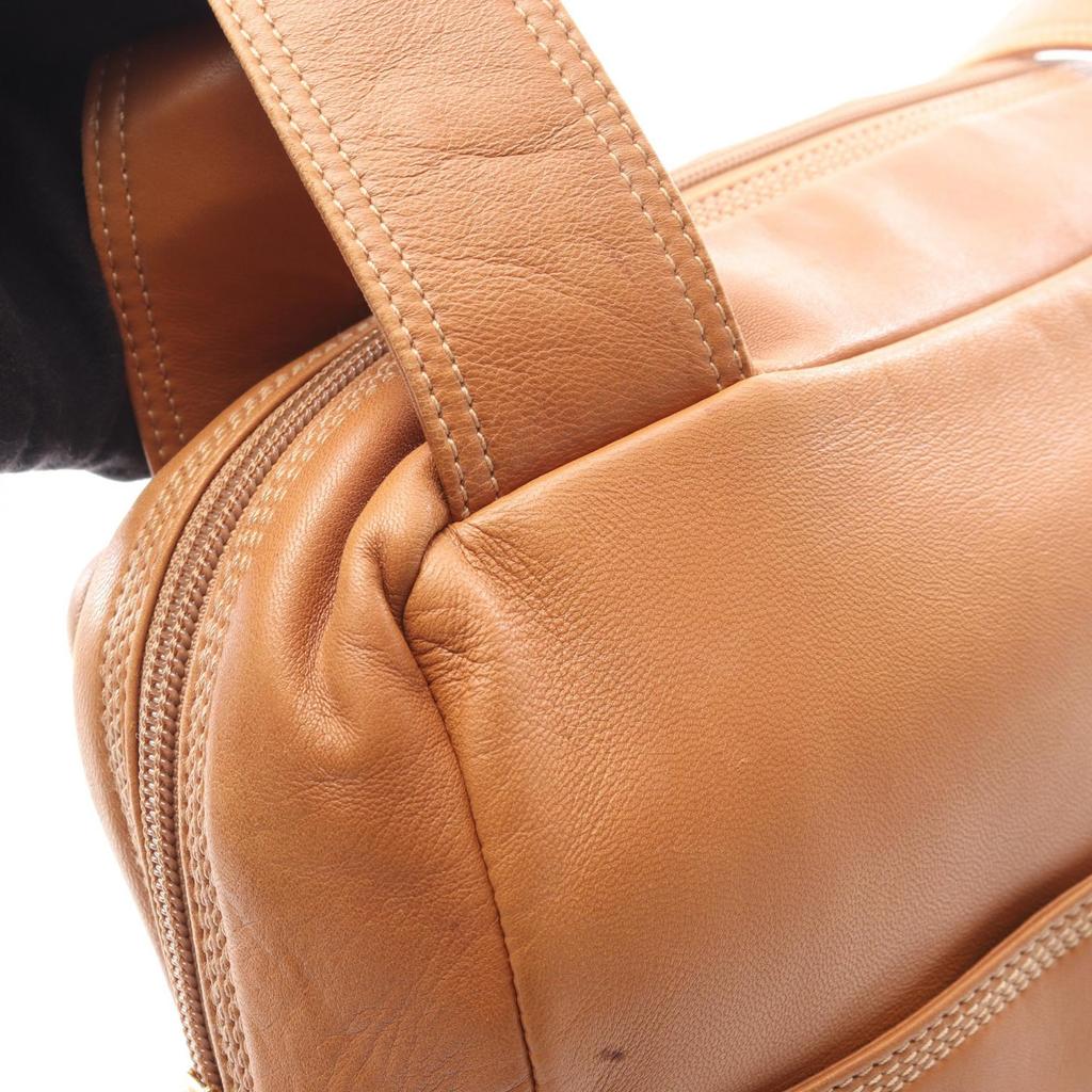 Used LOEWE anagram Shoulder Bag leather Brown Used Women
