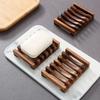 Wooden Soap Dish - Self-Draining Stylish Soap Holder for Shower & Bathroom