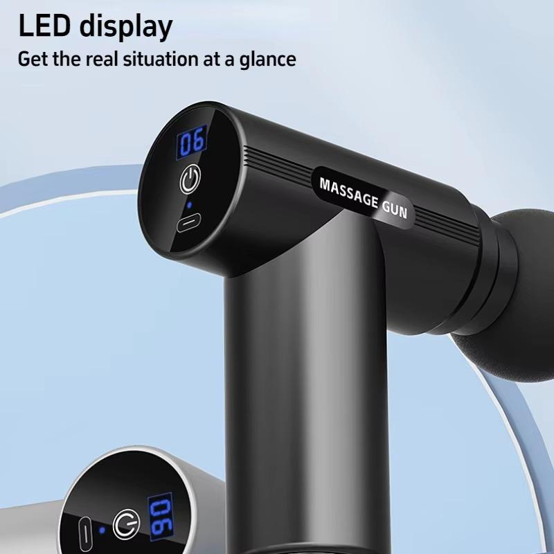 Мини ручной фасциальный пистолет для глубокого тканевого массажа и восстановления мышц