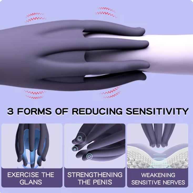 Секс-тренажер для головки массажер для пениса Мужской мастурбатор 10-скоростной вибрирующий вибратор для головки секс-игрушки для мужчин длительная задержка выносливость Exer