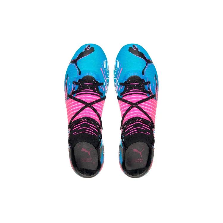 Puma Future Z 1.1 FG AG 'Creativity Pack' (Unisex) Black / Blue / Pink / White Soccer Shoes 106409 01