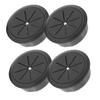 4Pcs Desktop Cable Hole Covers Round Desk Wire Grommets Plastic Cord Hole Plugs Wire Organizer for Office Computer Desk