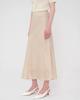 Sisterhood Long Flare Skirt - Beige