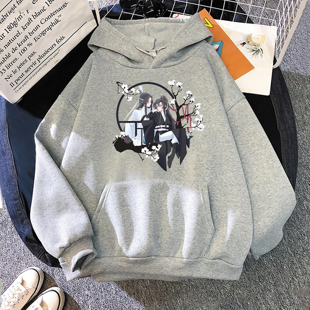 Anime Mo Dao Zu Shi Hoodie Streetwear Women The Untamed Lan WangJi Wei Wu Xian Print Hoodies Harajuku Itself Sweatshirt Moletom