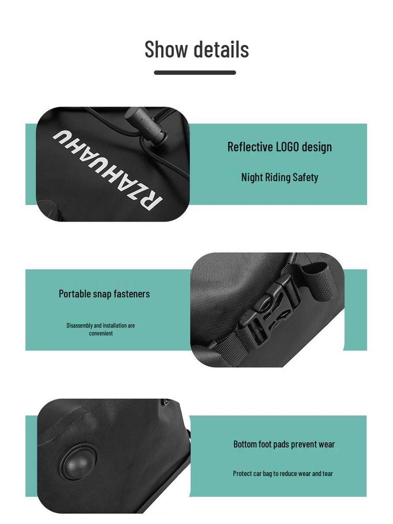 Задний багажник для горного велосипеда и сумка на седло - Велосипедный рюкзак и аксессуары из ТПУ