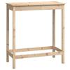 VidaXL Table de bar 100x50x110 cm bois massif de pin 833265