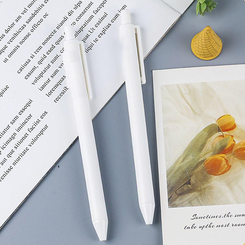 6pcs/box Fine Point Ballpoint Pen Quick Drying Gel Pen for Student Writing Stationery Supply