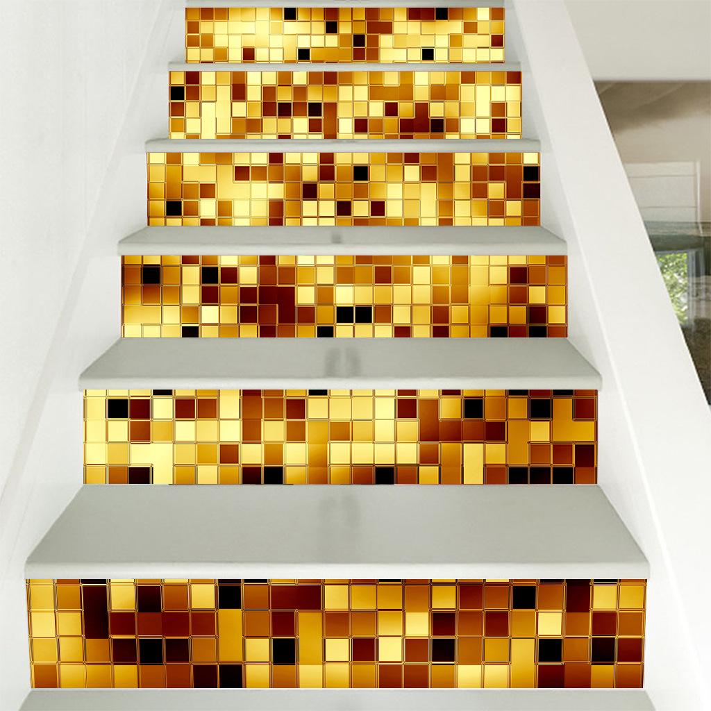 Creative Home 3D Self-Adhesive Waterproof Stair & Floor Tile Stickers