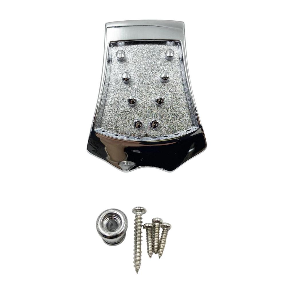 Mandolin Tailpiece Sturdy Replacement with 4 Mounting Screws Tailpiece Mandolins Part Replacement for 8 String Mandolins Guitar