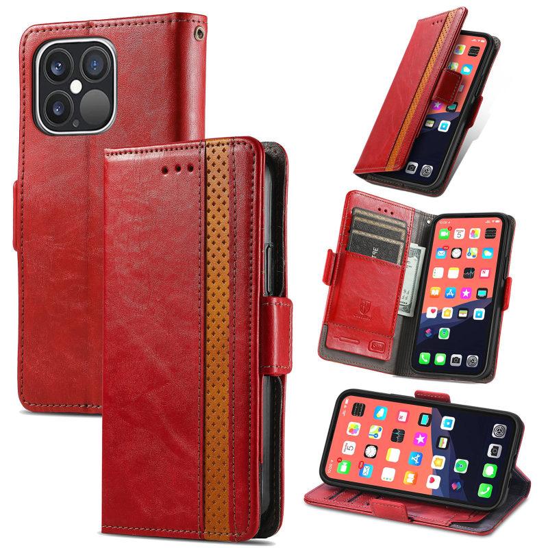 Folding Screen Flip Business Phone Case Phone Cover Compatible For 13 6.5/ 13 Pro/ 12 Pro Max/ 12/12