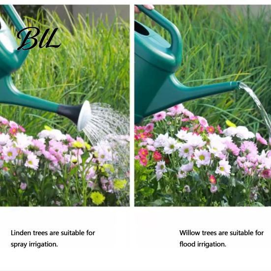 Watering Can for Houseplants Long Spout Plastic with Ergonomic Handle 3L Large Capacity 5L Pot Removable Sprinkler Head Indoor Outdoor Gardening