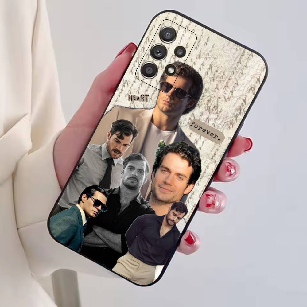 Actor H-Henry C-Cavills Phone Case For Samsung S25,S24,S21,S22,S23,S30,Ultra,S20,Plus,Fe,Soft Silicone Black Cover